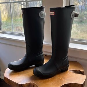 Hunter Women's Tall Back Adjustable Rain Boots